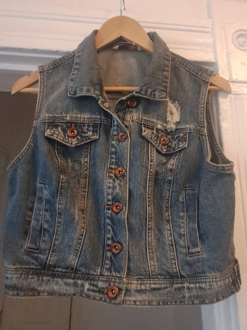 Highway Jeans Girls Distressed Denim Jacket